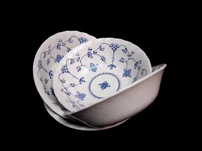 Finlandia By Myott Staffordshire COUPE CEREAL BOWL 6 3/8  SET / 4 • $35