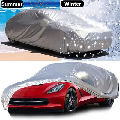 6-Layer Car Cover All Weather Protection For CHEVY CORVETTE C4 C3 C5 C6 C7 C8 • $48.96