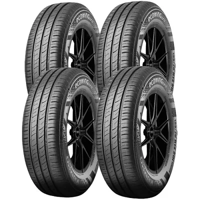 (QTY 4) 195/60R15 Kumho EcoWing ES01 KH27 88H SL Black Wall Tires • $352.96