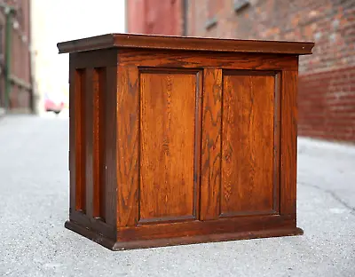 Antique Slot Machine Stand Wood Counter Table Kitchen Island Bar Podium Vintage • $1450