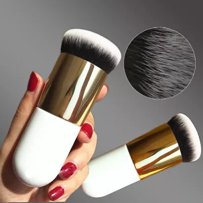 Flat Foundation Brush Soft Large Kabuki Powder Cream Blush Makeup Tool Cosmetic • $2.73