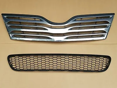 2PC Set 2009-2012 TOYOTA VENZA Front Bumper Upper & Lower Grille NEW PAIR • $149.80