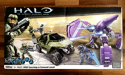 Halo Mega Bloks - UNSC GAUSSHOG Vs COVENANT LOCUST  (480 Pcs Set) ** NEW ** • $348.16