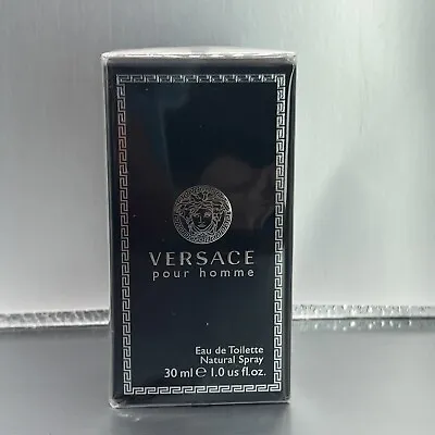 Versace Pour Homme 1 Fl Oz Men's Eau De Toilette NIB 100% Authentic Sealed • $28.99