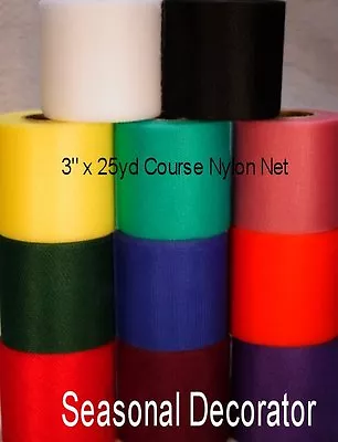 Scrubbie Diamond Net Mesh (COARSE) Nylon Net 3  25 Yards Spool • $3.50