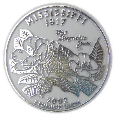 Mississippi State Quarter Magnet By Classic Magnets • $6.99