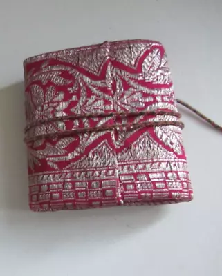 Silk Covered Notebook With Hand Made Paper • £5.50
