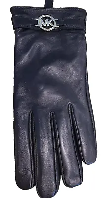 Michael Kors Womens Size Large Black Gold Leather Glove *Left Glove ONLY* • $16