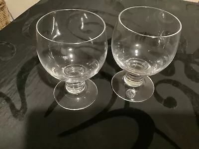 2 X Vintage Dartington Crystal Claret Wine Glasses • £24.99