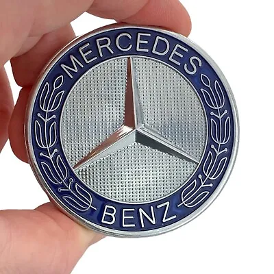 Front Hood Emblem Star For Mercedes-Benz C180 C200 C250 C300 C350e C400 C43 C63 • $27.95