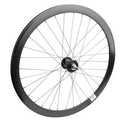 Wheel Master 700c OR8 TA42 Rear B/O 10x120mm Fixie Rim Brake Clincher Black • $128.44