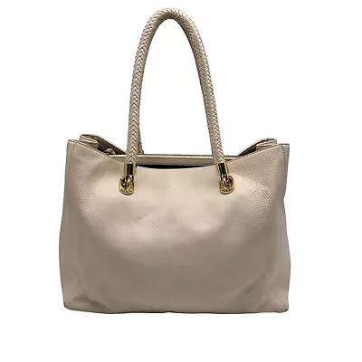 Cole Haan Bone White Leather Benson Tote • $65