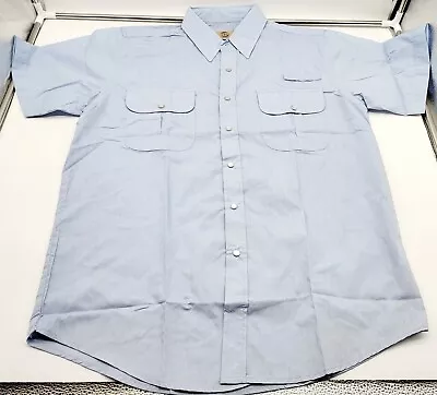  Haband Shirt Mens Size Medium Pearl Snap Travelers Casual  • $15.19