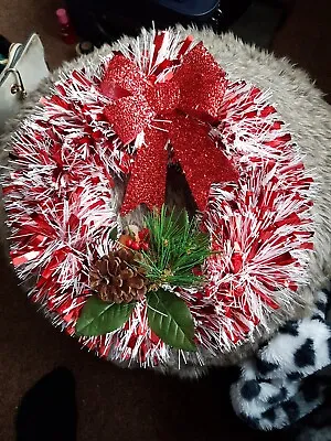 Handmade Christmas Wreath • £6.50