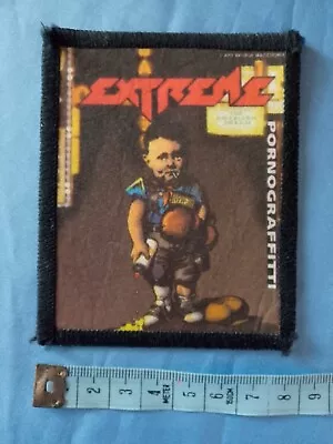 £12 • Buy Vintage Extreme Sew On Patch Pornograffiti Rock Music Alternative