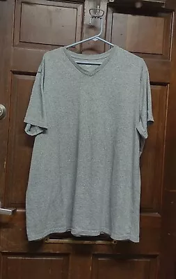 Mossimo Supply Co Athletic Fit V-Neck T-Shirt Heather Gray Men's Size XXL 2XL • $20