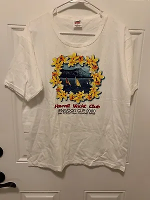 2000 Hawaii Yacht Club T Shirt Kenwood Cup P Made In The USA Sailing Womens • $10.49