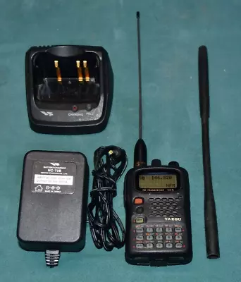 Yaesu VX-5r Tri Band Transceiver With MARS/CAP Mod Two Antennas & Charger • $199.95