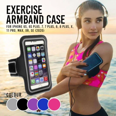 $4.99 • Buy Sports Armband Running Strap IPhone 11 Pro / MAX / X / SE / 7Plus / 8 / 8Plus