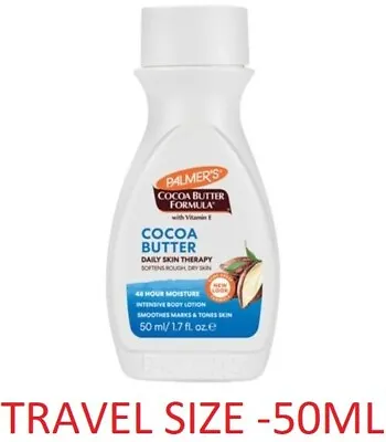 Palmers Cocoa Butter Formula Lotion Moisturiser Dry Skin 50ml-1.7Oz.-Travel Size • £3.49