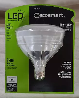 EcoSmart   120V  90Watt  Equivalent  BR40 LED Flood Light Bulb • $17.99