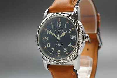 [ Exc+5 ] Vintage Hamilton Khaki Field 8753 Automatic 35mm Navy Dial Men's Watch • $610