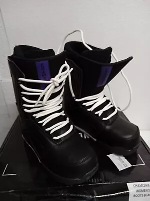 Chamonix Miage Snowboard Boots Womens Black Size 6 US #5F2 • $47