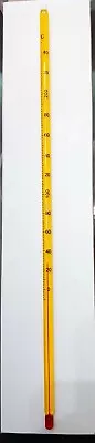 Glass Lab Thermometer -10~260 Celsius Total Length:300 +/- 10mm W/ CASE • $12.49