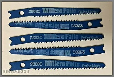 2-3/4  X 12T 2863C Millers Falls Sabre Saw Blades LOT OF 5 Universal Shank Wood • $5.99