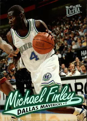 1996-97 Ultra Dallas Mavericks Basketball Card #168 Michael Finley • $1.69