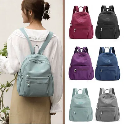 Women Lightweight Mini Rucksack Waterproof Small Backpack Shoulder Bag Travel • £9.99