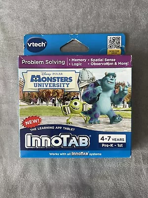 VTech Innotab Learning Tablet App Cartridge Game Monsters University • $5