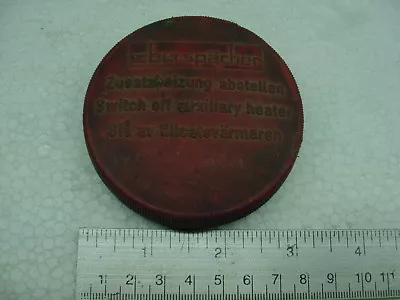 $39.95 • Buy RED Heater Vintage Volkswagen Beetle Bus Thing Fuel Cap Gas Tank Fill 70mm