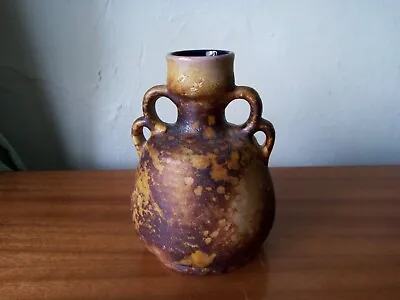 £25 • Buy Lovely Vintage West German 2 Handled Pottery Vase Beautiful Unusual Design/shape