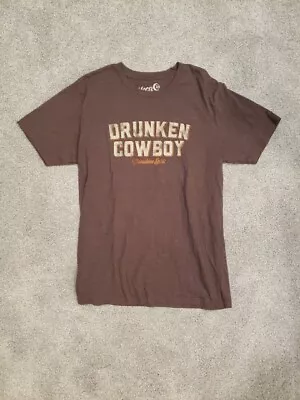 Moonshine Spirit By Brad Paisley Men's Size M Brown Short Sleeve T-Shirt Cowboy • $9.50