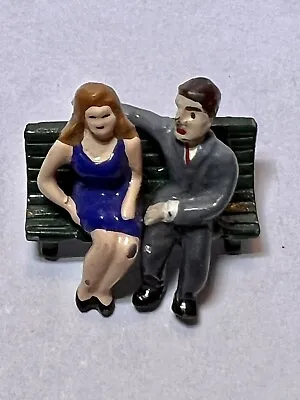 RARE—Miniature J Carlton Gault Couple Figurine Paris Lovers Bench • $45