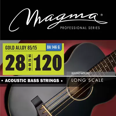 Magma Acoustic Bass 6 Strings Extra Light+ - Bronze 85/15 RW LS 34  .028 - .120 • $32.51