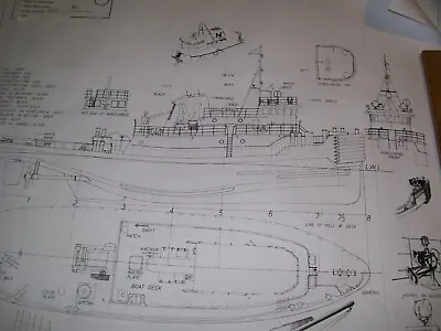 HEIDE MORAN  TUG BOAT     Model Plans • $24.89