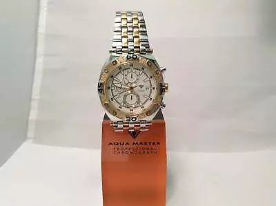 Men Aqua Master Jojo Jojino Joe Rodeo St Ste Metal Band 46mm Diamond Watch W#351 • $207