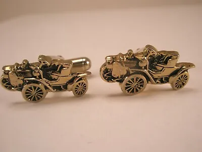 Model AT Ford Vintage Cuff Links Old Automobile Carriage Antique Coupe Car • $32.49