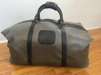 Vintage Ghurka No.98 Large Duffle Cavalier III Houndstooth Bag • $249