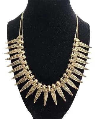 Vanessa Mooney Gold-tone Phoenix Collor Necklace 16  Length With 3  Extender  • $28.04