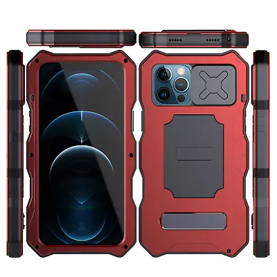 For IPhone 14 Pro Max 13 12 Case Aluminum Gorilla Glass Metal Waterproof Cover  • $15.99