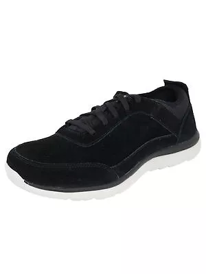 Ryka Womens Elle Suede Sneaker Shoes Black US 8.5 W • $49.99