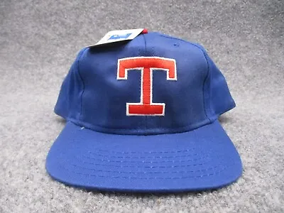 Vintage Texas Rangers Hat Cap Youth Kids Blue Snap Back 90s Deadstock • $16.99