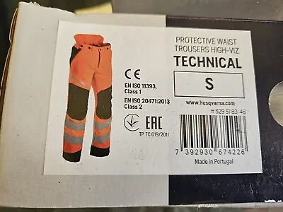 Husqvarna Technical Chainsaw Trousers Type A - Hi-Viz • £130