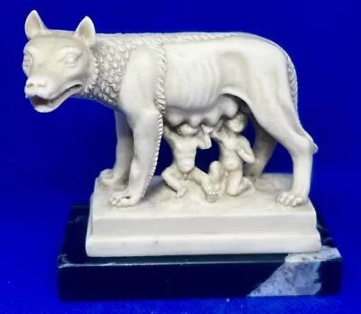 Capitoline Rome Wolf Statue Romulus And Remus With She-Wolf G. Ruggeri Figurine • $69.99