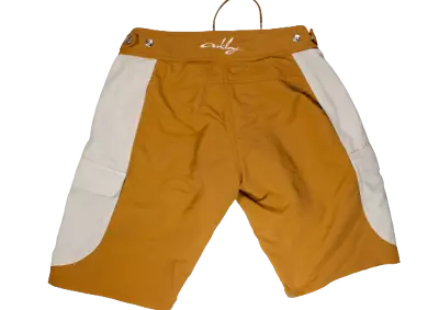 Oakley Mens Cycling Shorts M Padded Mountain Bike Logo Orange Performance • $32.71