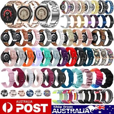 For Samsung Galaxy Watch 5 Pro 4 40/44/42mm Active 2 Leather/Nylon/Silicone Band • $16.95
