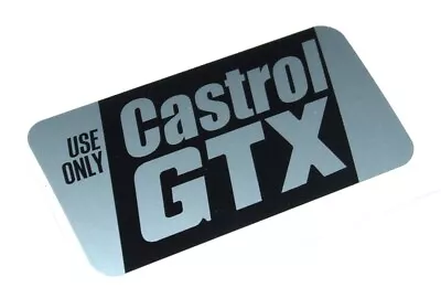 Use Only Castrol GTX Restoration Decal FITS Chrysler Valiant • $11.12